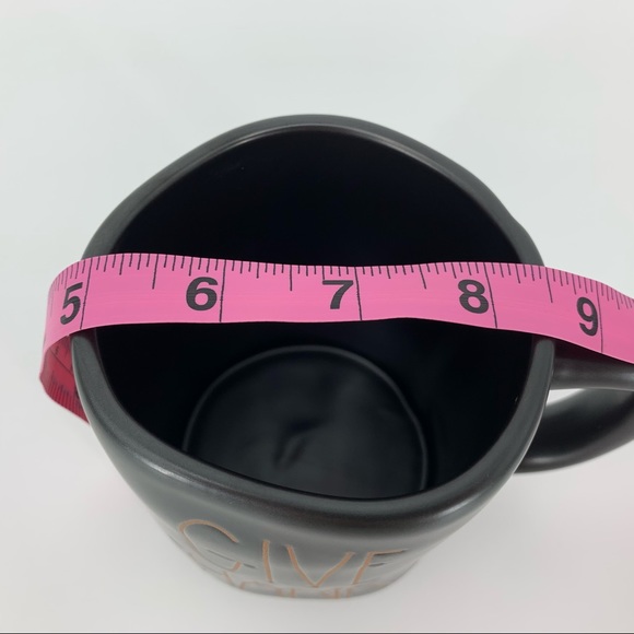 Rae Dunn ‘GIVE THANKS’ Black with Orange Mug - Picture 16 of 16